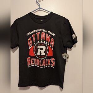 Ottawa Redblacks Kids Short Sleeve Graphic Tee - Black